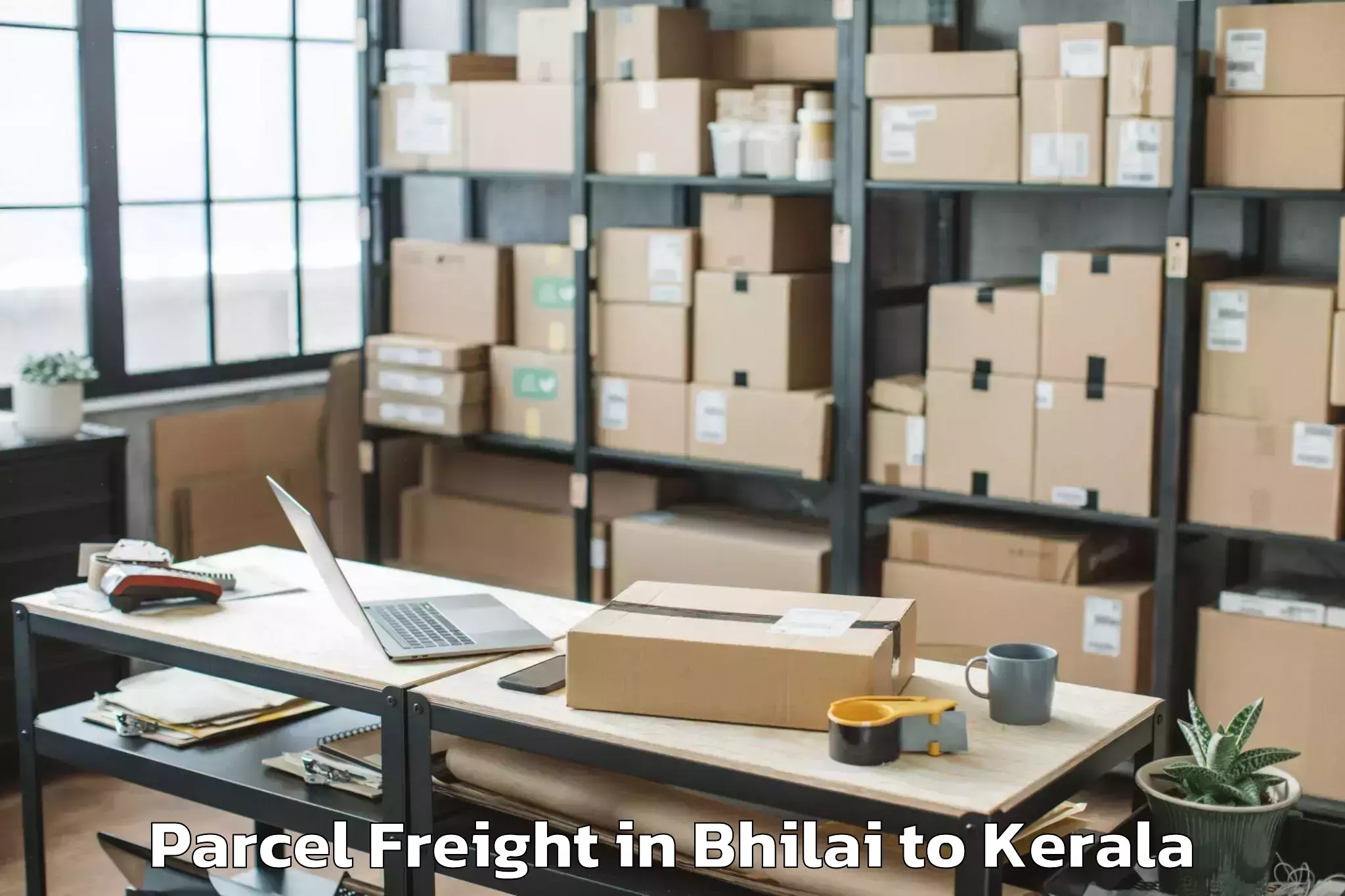 Book Your Bhilai to Anjumoorthy Parcel Freight Today